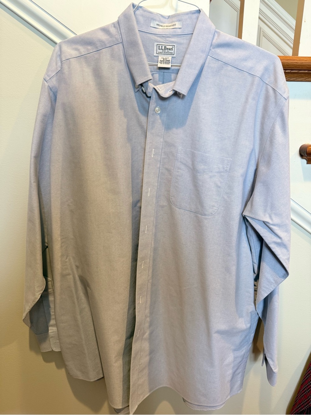 L.L. Bean Men’s Light Blue Dress Shirt - Button Front